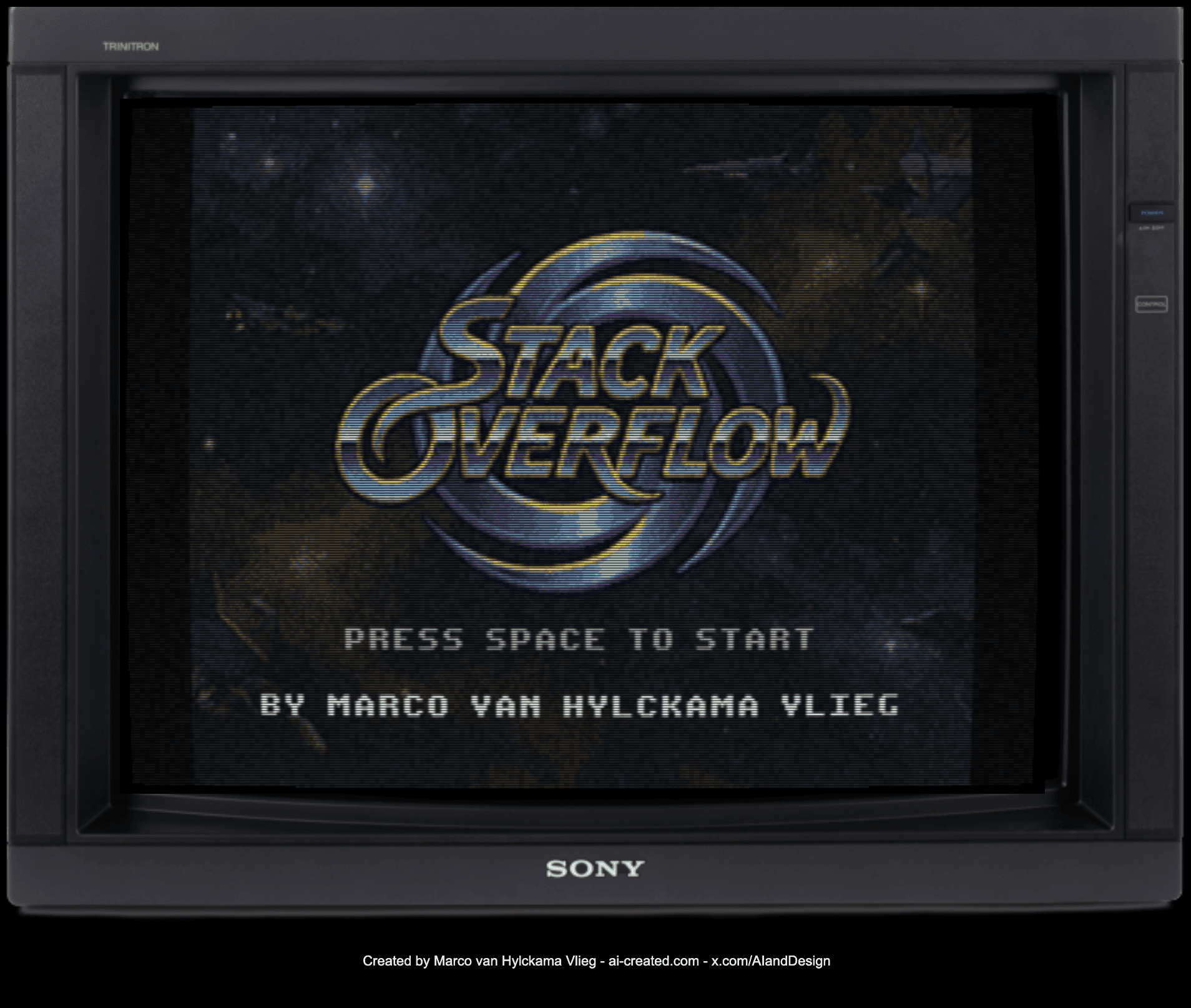 Stack Overflow — SNES-style retro falling blocks game.